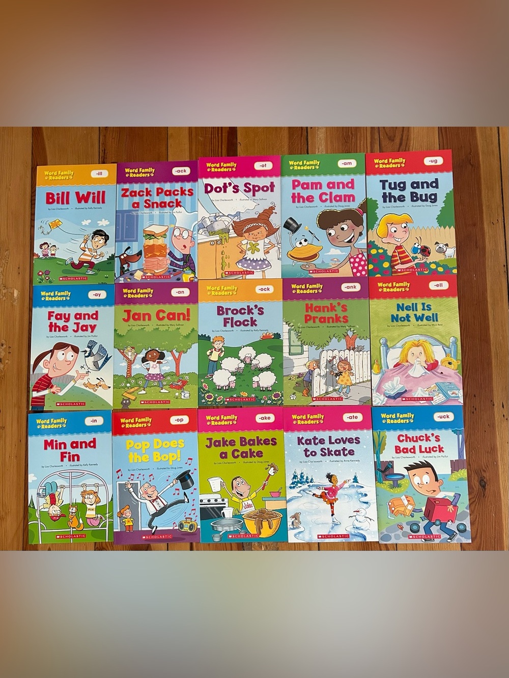 Lakeshore Phonics Readers Scholastic Word Family Readers Children's 15 books